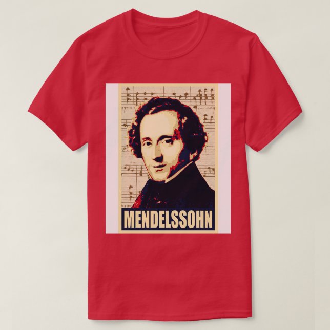 Felix Mendelssohn T-Shirt (Design Front)