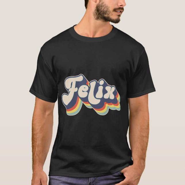 Felix Name Personalised Surname First Name Felix T T-Shirt (Front)