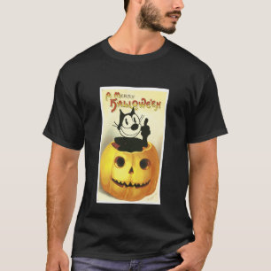 Felix The CAT Merch A Merry Halloween Fun T-Shirt