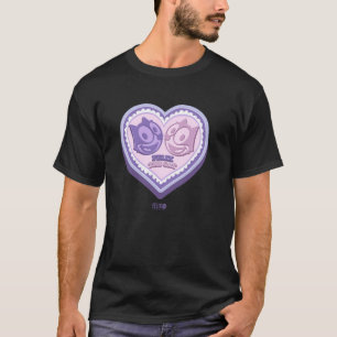 Felix The Cat Valentineu2019s Day Card Heart T-Shirt