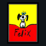 Felix The Dog Art Deco Vintage Poster<br><div class="desc">Felix The Dog Art Deco Vintage Poster art deco,  felix,  dog,  canine,  felix the dog,  mans best friend,  deco,  1920,  1930,  nouveau,  retro images,  vintage publicity campaign,  retro,  vintage,  vintage illustrations,  vintagestore,  vintage graphics</div>