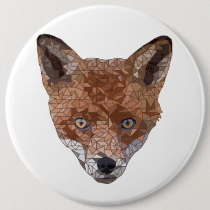 Felix the Fox 6 Cm Round Badge