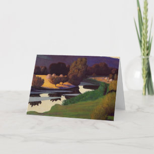 Felix Vallotton - Evening on the Loire Card