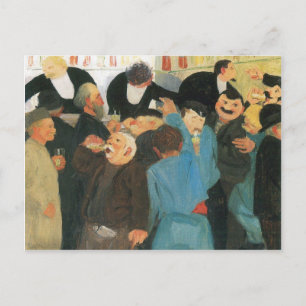 Felix Vallotton - The bistro Postcard