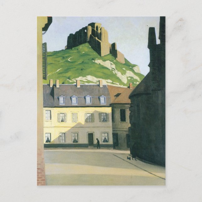 Felix Vallotton - Town square in Andlys Postcard (Front)