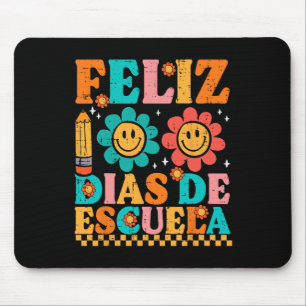 Feliz 100 Diaz De Escuela 100th Day School Spanish Mouse Pad