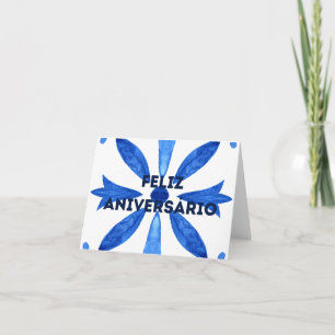 Feliz Aniversário, Portuguese happy birthday Card