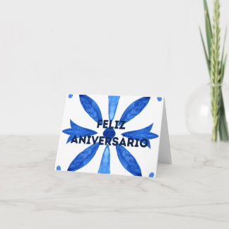 Feliz Aniversário, Portuguese happy birthday Card