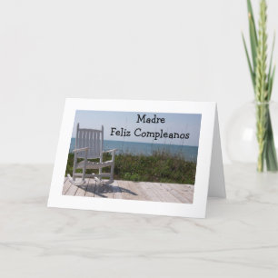 FELIZ COMPLEANOS MADRE (HAPPY BIRTHDAY MOTHER) CARD