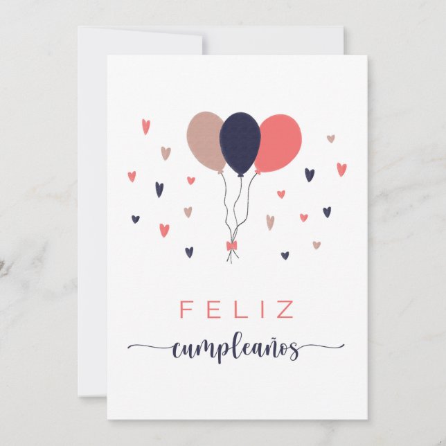Feliz Cumpleaños Card (Front)