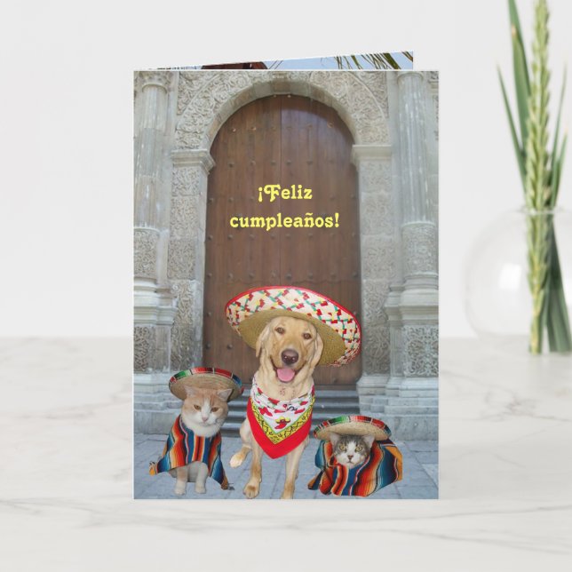 ¡Feliz cumpleaños! Card (Front)