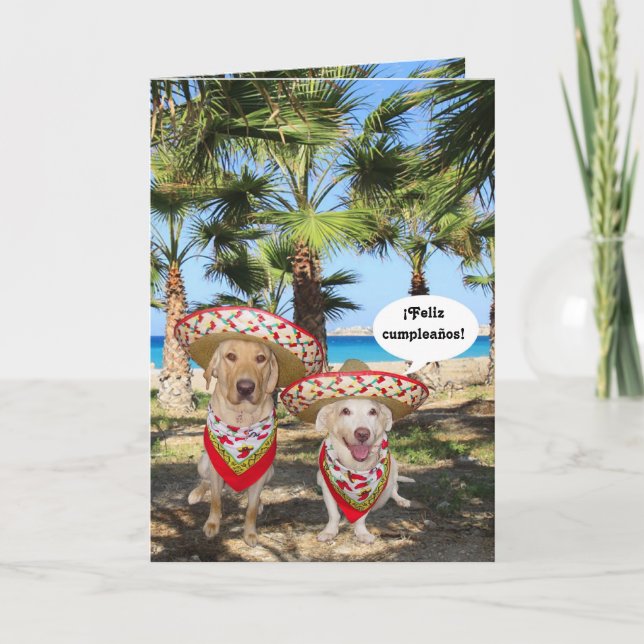 ¡Feliz cumpleaños! Card (Front)