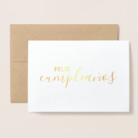 Feliz Cumpleaños Elegant Spanish Happy Birthday