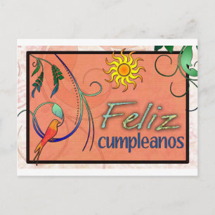 Feliz Cumpleanos Postcard