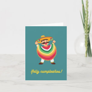 ¡Feliz cumpleaños!, Spanish happy birthday  Card