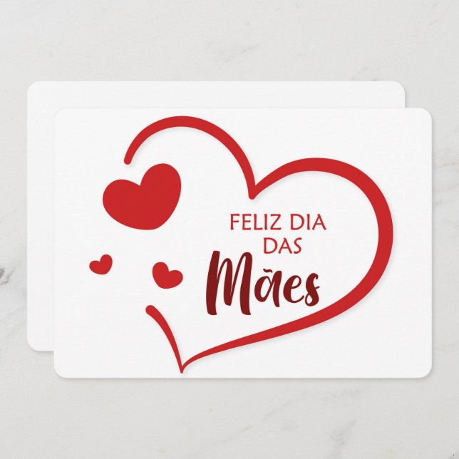Feliz Dia De La Madre  Holiday Card (Front/Back)