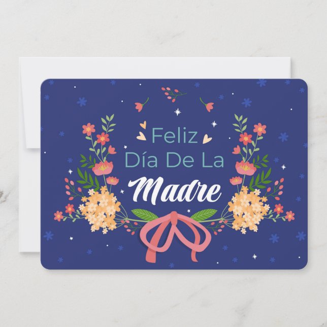 Feliz Dia De La Madre  Holiday Card (Front)