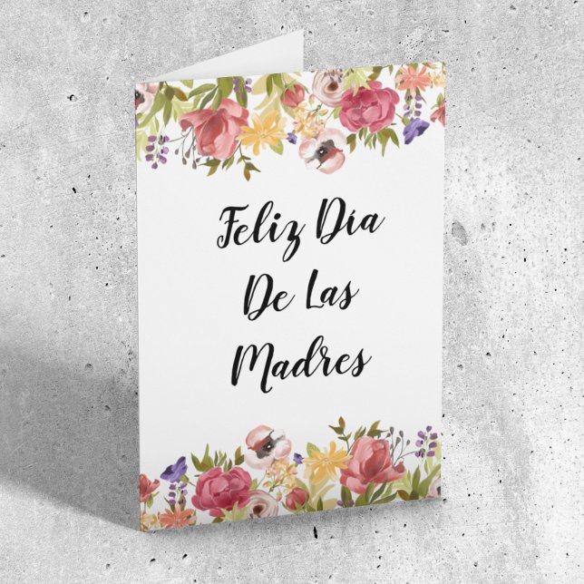 Feliz Día De Las Madres Mother's Day Card Spanish (Creator Uploaded)