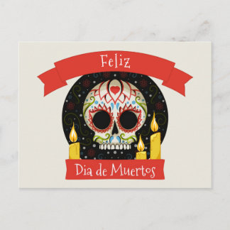 Feliz Dia de Muertos | Day of the Dead Postcard