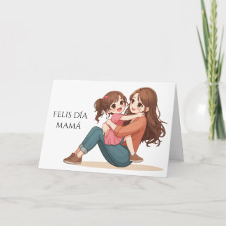 Feliz día mamá card