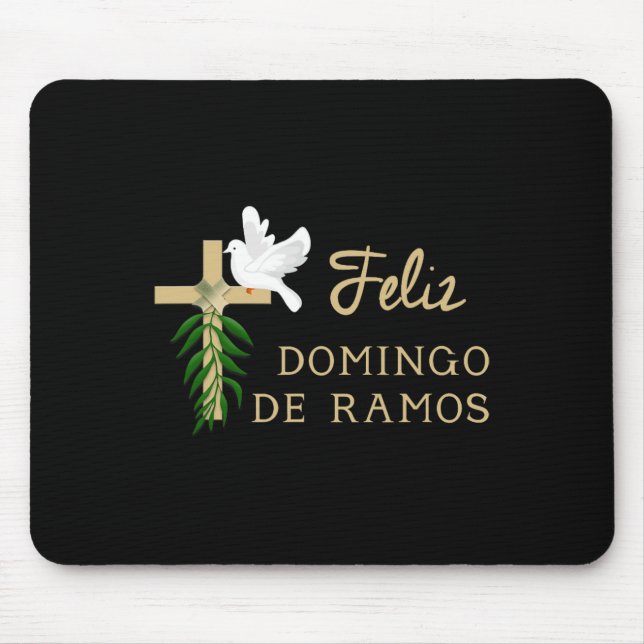 Feliz Domingo De Ramos Palm Sunday  Mouse Pad (Front)