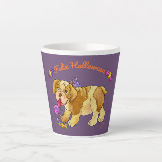 Feliz Halloween Puppy Mug 12 oz