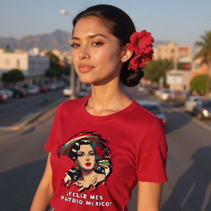 Feliz Mes Patrio Mexico Mexican Independence Shirt