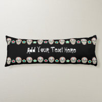 Feliz Muertos - Custom Sugar Skull Body Pillow