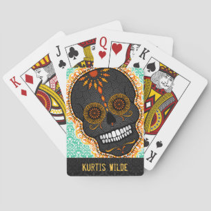 Feliz Muertos - Happy Sugar Skull Custom Cards