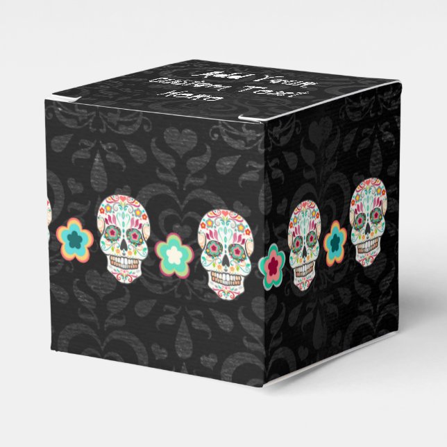 Feliz Muertos - Happy Sugar Skulls Custom Gift Box (Front Side)