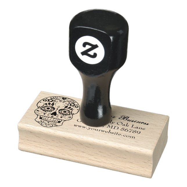 Feliz Muertos Personalised Return Address Stamp (Stamp)