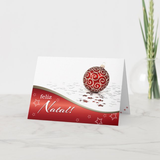 Feliz Natal. Christmas Cards in Portuguese (Front)