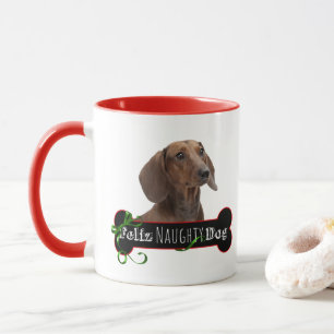 Feliz Naughty Dachshund Mug