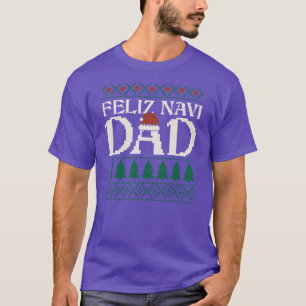 Feliz Navi Dad Ugly Christmas Sweater Funny Spanis