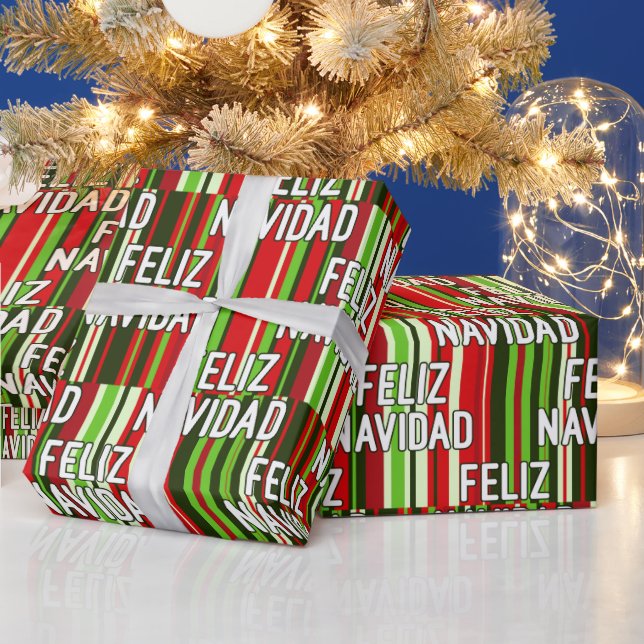 Feliz Navidad Amigos Wrapping Paper (Holidays)