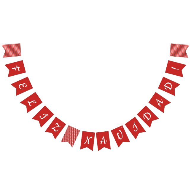 Feliz Navidad Bunting Flags (All)
