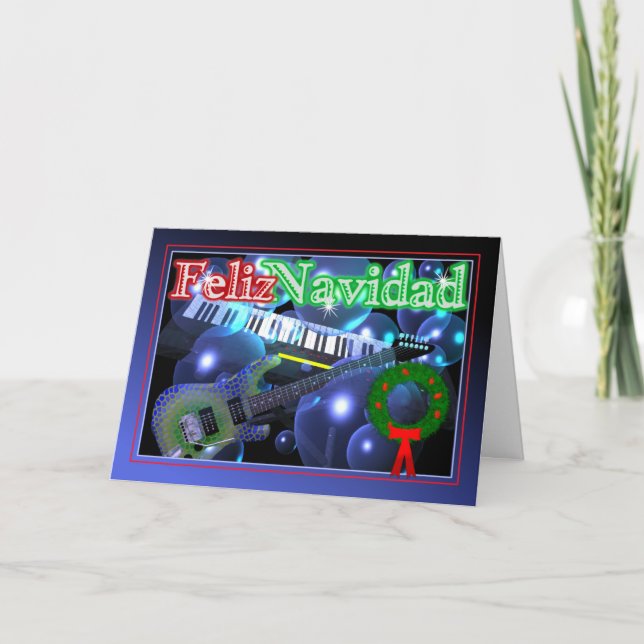 Feliz Navidad card by valxart (Front)