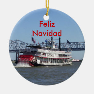 Feliz Navidad Ceramic Tree Decoration