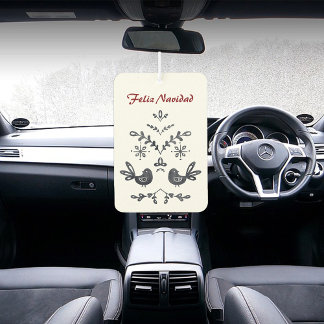 Feliz Navidad Christian verse Air Freshener, Pine Car Air Freshener
