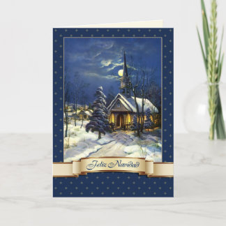 Feliz Navidad. Christmas Card in Spanish