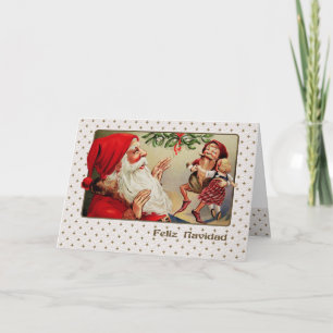 Feliz Navidad. Christmas Cards in Spanish