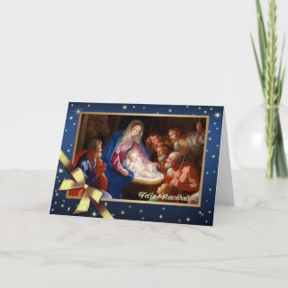Feliz Navidad. Christmas Cards in Spanish