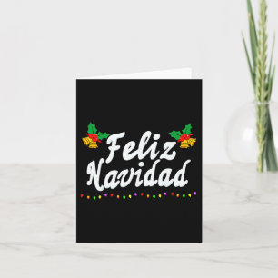 Feliz Navidad Christmas Family Men Women Kid Mexic Card