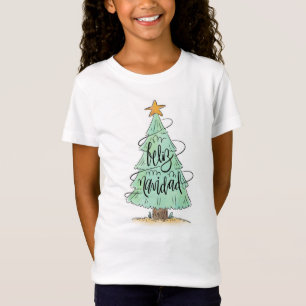 Feliz Navidad Christmas Tree T-Shirt