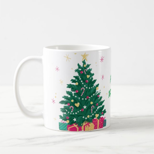 FELIZ NAVIDAD COFFEE MUG (Left)