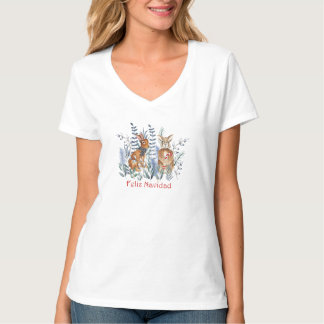 Feliz Navidad conejitos T-Shirt