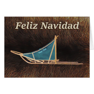 Feliz Navidad - Dog Sled