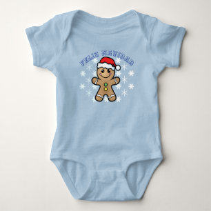Feliz NAVIDAD - gingerbread boy Toddler T-shirt Baby Bodysuit