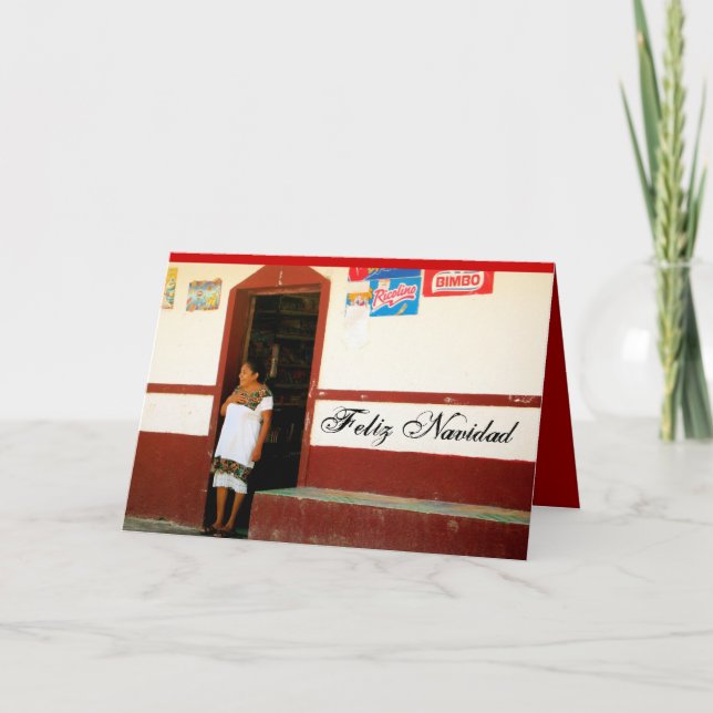 Feliz Navidad Holiday Card (Front)