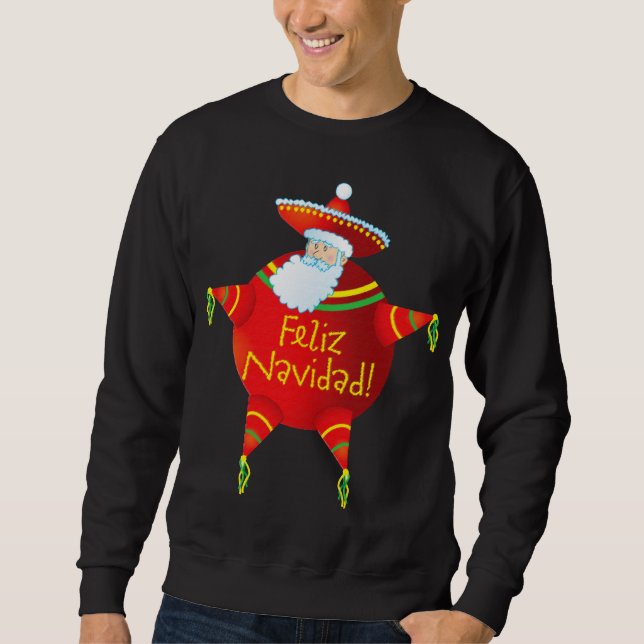 Feliz Navidad Holiday Sweatshirt (Front)